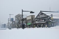 奥日光で積雪