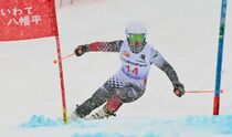 いわて国体スキー第３日　アルペン大回転