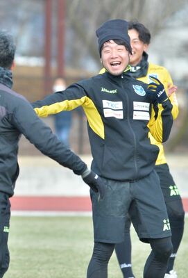 栃木ＳＣのＭＦ荒井は仙台市内で被災。「絶対に忘れてはいけない経験」と当時を振り返る＝宇都宮市内