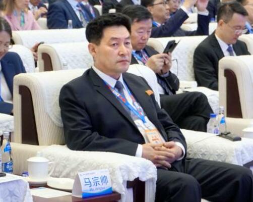 　２７日、中国吉林省長春市で「中国・北東アジア博覧会」の開幕式に出席した北朝鮮の馬宗帥・駐瀋陽総領事（共同）