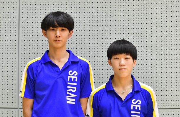 卓球男子ダブルス優勝の平松・倉島組