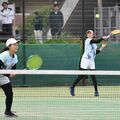 テニス・インターハイ栃木県予選　女子ダブルスは伊藤・渡辺組（宇都宮女）逆転Ｖで３冠　上級生の意地見せる