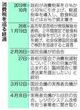 消費減税 年度内困難か
