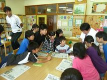楽しく切り抜き／那珂川町薬利小