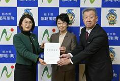 行政視察踏まえ 町に要望書提出