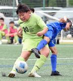 ISO、首位と勝ち点４差　サッカーU-12県トップリーグ