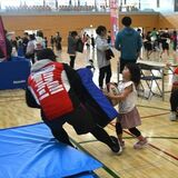 小山でスポーツフェス　子どもたちが選手と交流　体力テスト、ＶＲスポーツ体験も