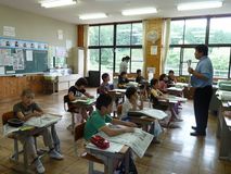 記者の仕事知る／那珂川町薬利小