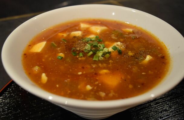 最後まで熱々で食べられる「全とろ四川風麻婆麺」