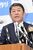 自民党総裁選への出馬を表明する茂木氏＝10日午後３時15分、衆院第２議員会館
