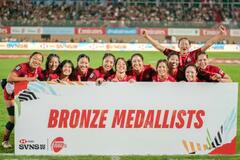 女子の日本、初の3位