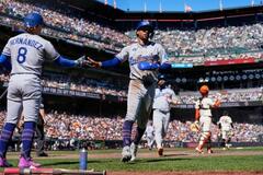 ナ・リーグ、ベッツが週間ＭＶＰ