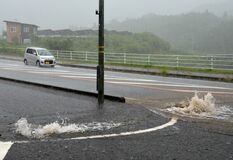 那珂川町で１棟床下浸水　大雨の影響、土砂崩れも　県、午後４時現在の被害まとめ