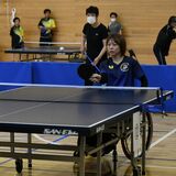 障スポメダリストら白熱　わかくさアリーナで障害者卓球大会　宇都宮