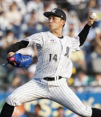 　西武戦に先発したロッテ・小島＝ＺＯＺＯマリン