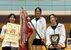 フェンシング女子フルーレ団体で優勝した栃木翔南