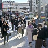 厚手のコートやマフラーに身を包み　栃木県内７地点で今季一番の冷え込み　…