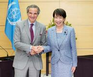 首相、ＩＡＥＡと連携確認
