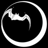 月に蝙蝠 (つきにこうもり)〈動物紋 蝙蝠〉