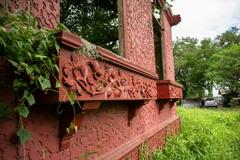 日本侵略の象徴、倒壊寸前