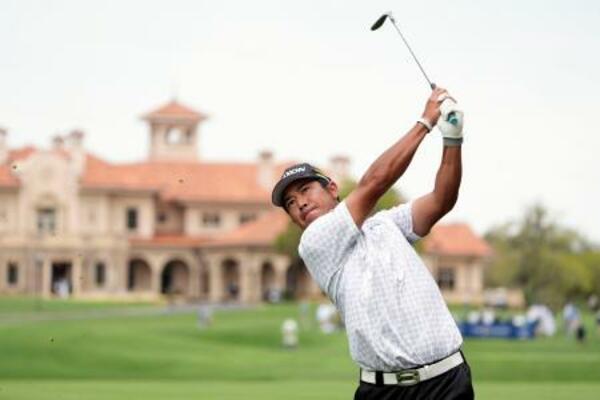 　第１ラウンド、２アンダーで暫定１７位の松山英樹＝ＴＰＣソーグラス（共同）