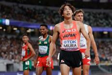 世界陸上、３障三浦は８位入賞