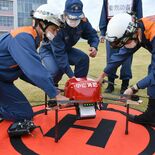 小山市、防災ドローン初配備　情報収集など２機活用