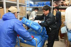 石川県志賀町へブルーシートやカップ麺提供　益子など栃木県内４町　５日午前９時に出発