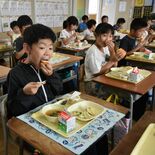 県誕生150年祝い記念献立給食　那須塩原の小中学校など
