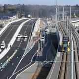 「野高谷のダブル立体」30日開通　宇都宮の国道408号、LRTと併走