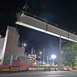 国道に一夜で橋桁出現　宇都宮の清原工業団地交差点　物流効率化へ工事進む