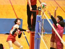 栃木県高校総体バレー　女子・宇都宮中央が47年ぶりの栄冠　サーブ力と粘り強さが光る