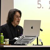 後輩へ「大きな野望持って」　「信長の野望」手がけた襟川さん　母校・足利高で講演