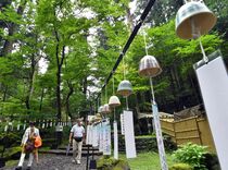日光二荒山神社で風鈴まつり