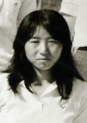 安福久美子容疑者(高校の卒業アルバムから)