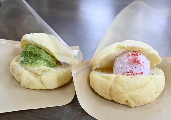 ４月１日発売のアイスメロンパン