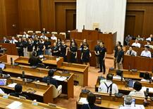 ゴスペル合唱 議場に響く