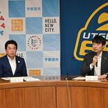 藤本社長「新アリーナ計画早期実現目指す」　佐藤市長「かけがえない財産、…