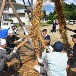 大田原・佐良土で「大捻縄引き」５年ぶり復活　地域の誇りと絆を胸に　人口…