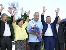古口氏　無投票７選