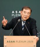 石破氏「日米韓の連携強化を」
