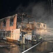 益子の建物火災は７棟全焼　被災者「破裂音や炎を確認」