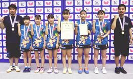 卓桜会、６年ぶり３度目の日本一　全日本クラブ卓球選手権大会