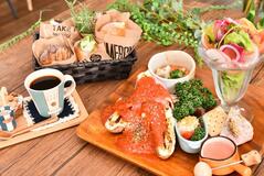 【食べた？】トマトソースと相性抜群ｃｈａｍｕプレートと生ドーナツ　ＣＡＦＥ ｃｈａｍｕ（大田原）