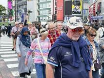 【夕刊】４月訪日客、前年比２１万人減