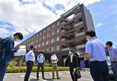 五輪選手団の動線確認　那須塩原市