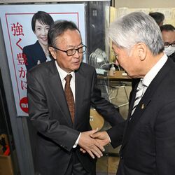 衆院選栃木1区　自民・船田元氏が15選を確実に　祖父の当選回数に並ぶ