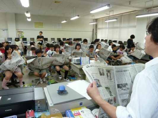 記事の書き方アドバイス　栃木市藤岡小 