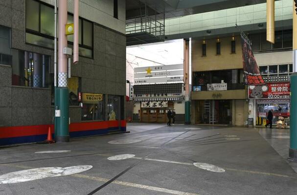 高齢化の進行がみられたオリオン通り曲師町イベント広場