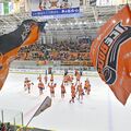 バックス、今季開幕戦で勝利　RE北海道に３－１　1632人が氷上の熱戦に声援